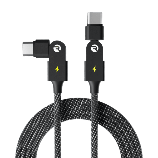 Type C: for Android & iPhone 15+ / 3ft / Black