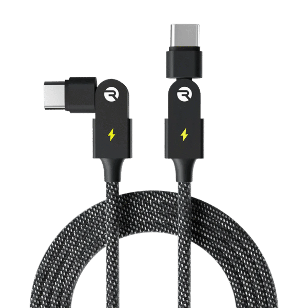 Type C: for Android & iPhone 15+ / 3ft / Black